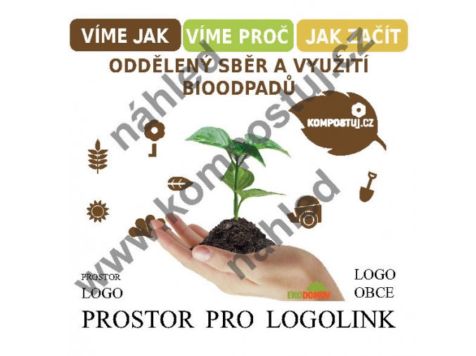 Informační materiál Víme jak, víme proč začít oddělený sběr bioodpadů (100 ks)