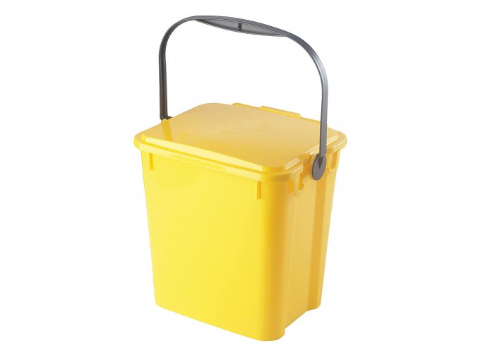 Odpadkový koš URBA 10 l - žlutý
