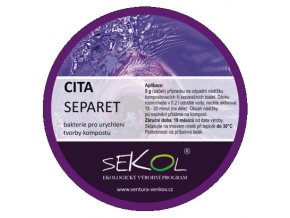 CITA SEPARET pro separační a kompostovací WC (10 x 10 g) exp