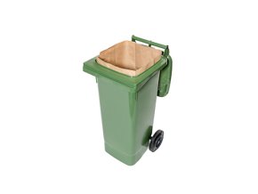 100182 Naturabiomat 240l Papierabfallsack in der Tonne