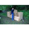 Dřevěný kompostér modřínový - MASIV 6000