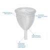 Gaia cup S (malý menstruační kalíšek, slipová vložka, prášek)
