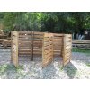 Dřevěný komposter JERY TRIO 3000 modřínový
