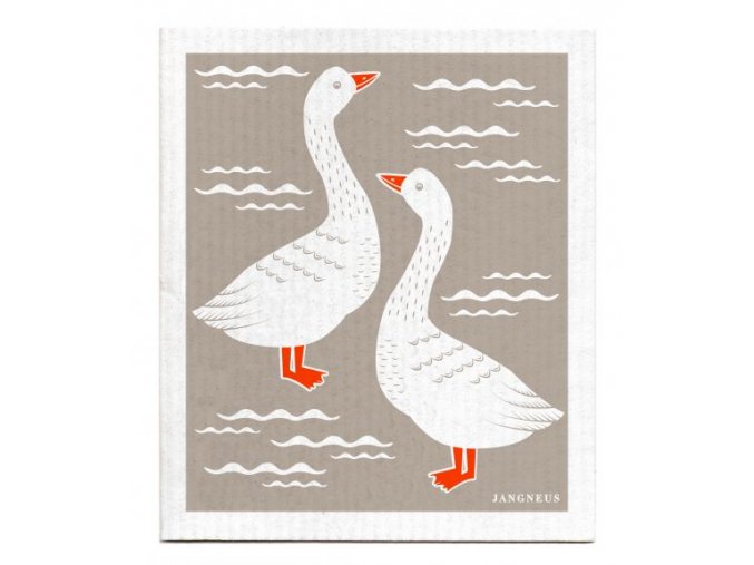 jangneus.com Grey Geese Dishcloth LowRes