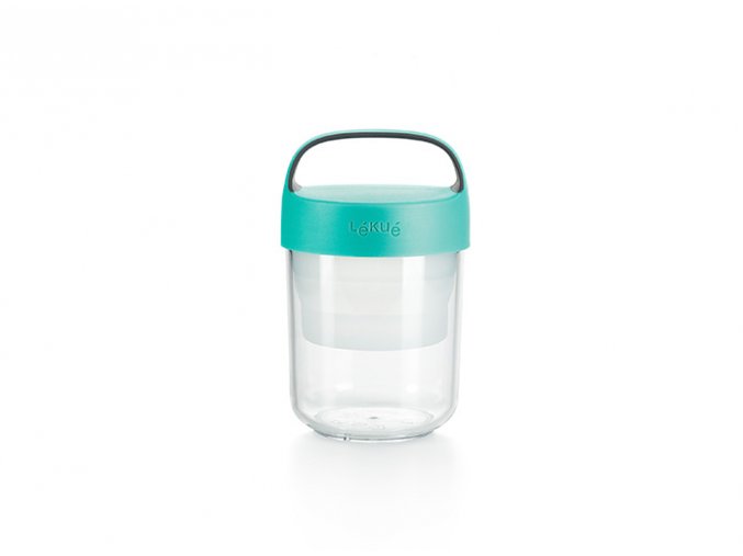 lekue jar to go 400ml tyrkysovy