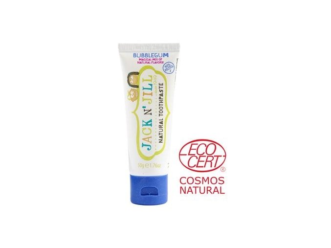 Prírodná zubná pasta Bubblegum Jack N Jill