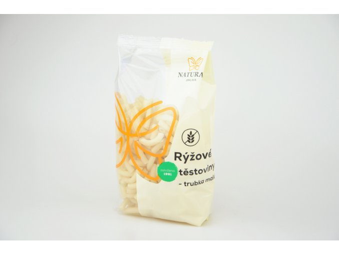 ryzove cestoviny trubky male Natural 300g