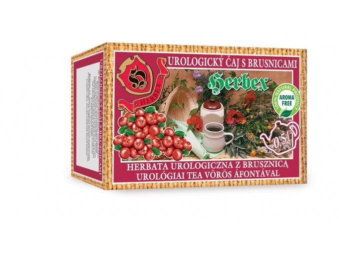 Urologický čaj s brusnicami, Herbex 60 g