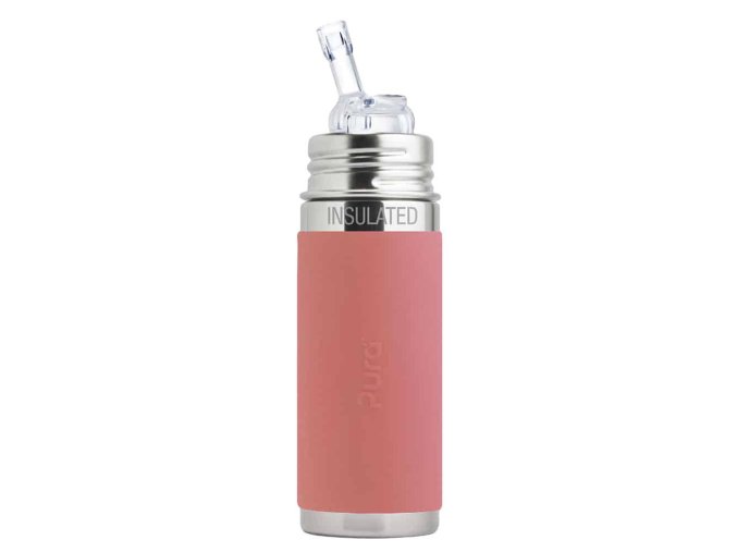 Pura termo flasa so slamkou 260 ml Rose