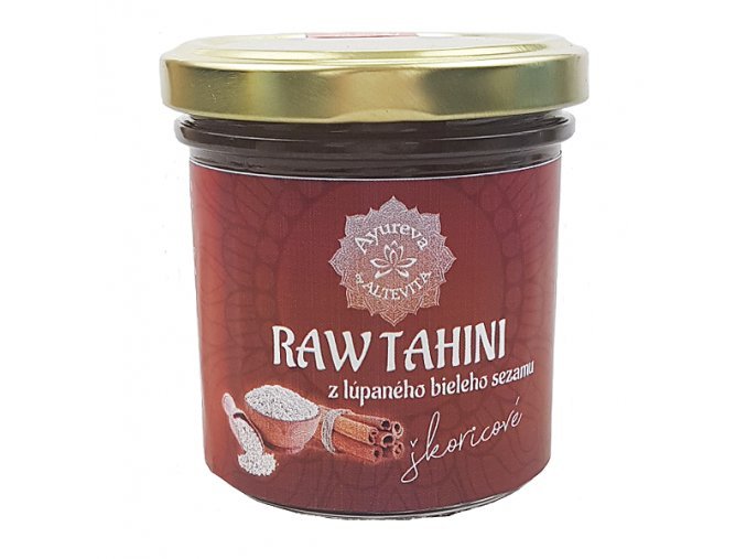 Raw Tahini pasta škoricová, Altevita 165 ml