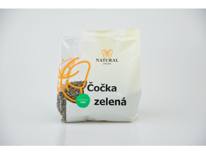 Zelená šošovica, Natural 200 g