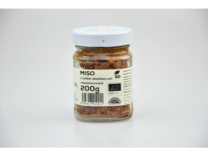 Miso pasta s nižším obsahom soli, Bio Natural Jihlava 200 g