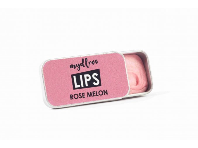 Zvláčňujúci balzam na pery ROSE MELON LIPS, MydLove 01