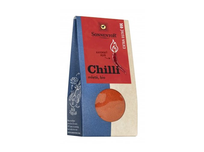 Chilli korenie mleté extra štipľavé, Sonnentor 40 g