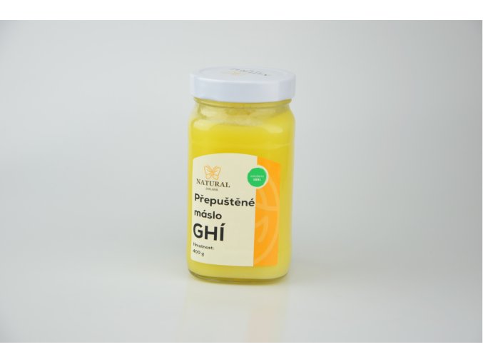 Ghí, prepustené maslo, Natural 400 g