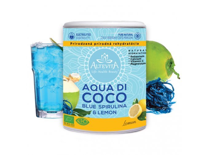 Nápoj Aqua di coco Lemon, Altevita 240 g