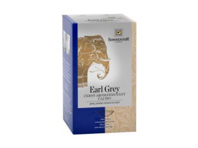 Čierny čaj Earl Grey, bio porciovaný Sonnentor