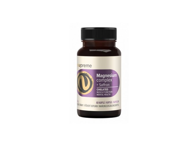Magnesium + šafrán chelát, Nupreme 60 ks