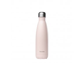 Nerezová termofľaška Qwetch pastel pink 500ml ekonetka