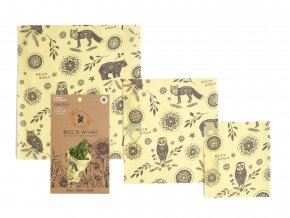 3010 ITW 3PK Bee's wrap Into the woods packaging and product