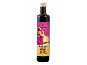 Zázvor citron, ovocný sirup Sonnentor 500 ml