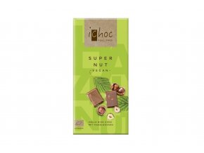 Ryžová čokoláda lieskovo oriešková, Bio iChoc 80 g