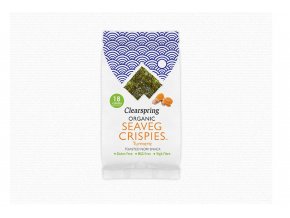 Chrumkavé riasy Nori s kurkumou, Bio Clearspring 4 g