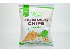 Humnusové chipsy s cuketou, vegan FoodyFree 50g