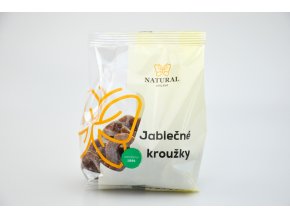 Jablkové krúžky bez lepku, Natural 150 g