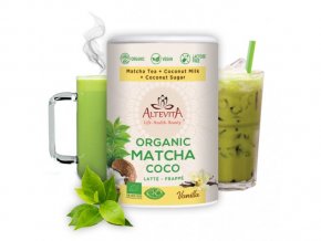 Bio Matcha Coco Latte Frappe, Altevita 220 g