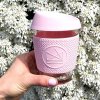Sklenený pohár na horúce aj ľadové nápoje NEON KACTUS ružový 340ml ekonetka 5