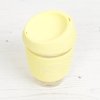 glass cup sun is shining yellow 12oz340ml