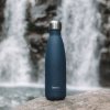 insulated stainless steel bottle granite midnight blue 500ml