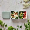 Obedovy box MB square green natural 07