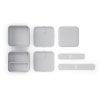 Obedovy box MB Square grey Coton 03