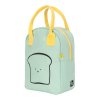 Fluf bag ZLU HBMT 30 zipper lunch bag happy bread mint product 002 Small
