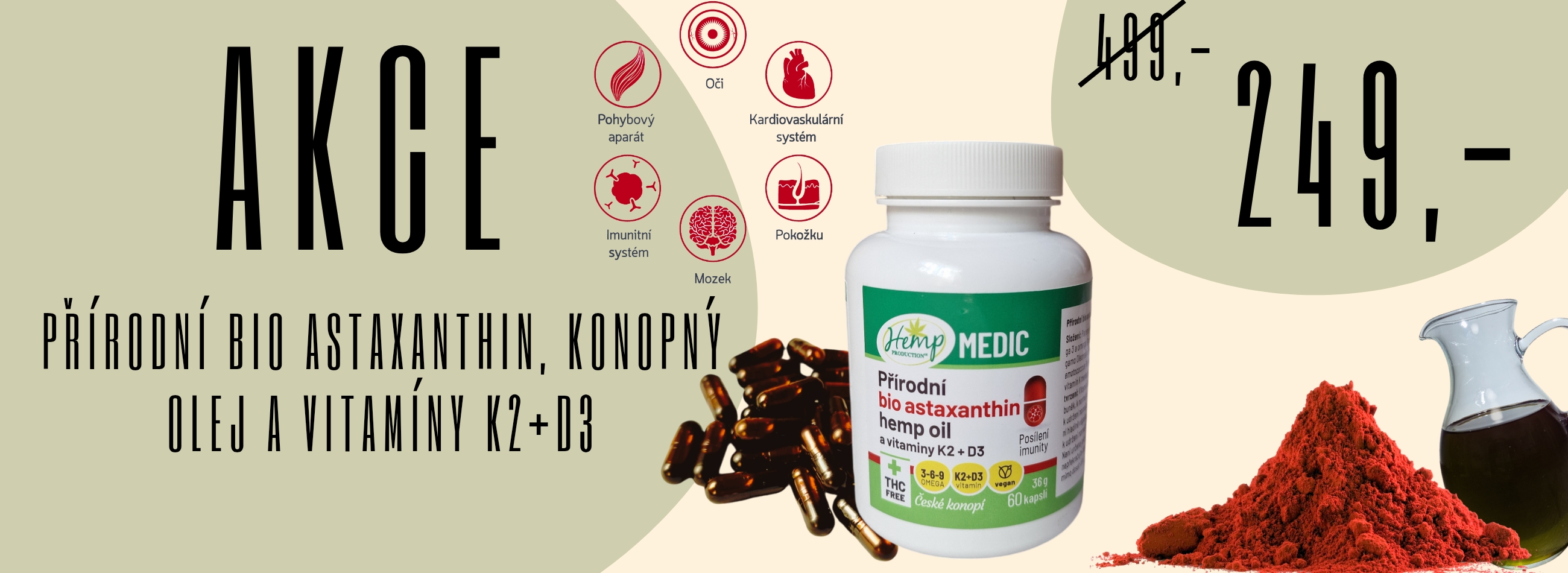 Akce astaxanthin
