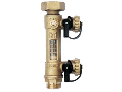 Regulátor prietoku 2-12 l - 3/4" široka plocha, 2x plniaci ventil