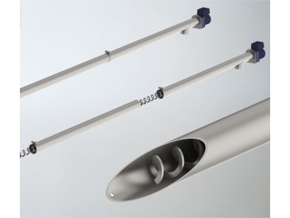 Podavač paliva pre X70 a Revo 70 - dlžka 3 m galvanizovaný
