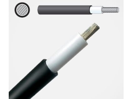Kabel solárny 6mm2 ČIERNY