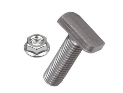 Kladivkova skrutka M10x25+ matica