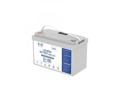 akumulator lifepo4 128v 100 ah 100a lcd bms bezobslugowy