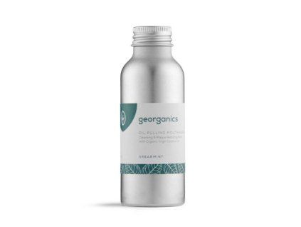 Georganics Ústní voda Oil Pulling – Máta (100 ml)