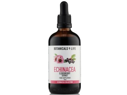 Bylinná tinktura Botanicals For Life – Černý bez & Echinacea, 100 ml