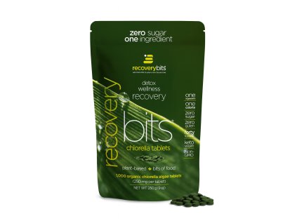RECOVERYbits® Chlorella – 100% tablety z mikrořasy, 360 tablet