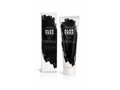 ESSENS Aloe Vera Zubní pasta s aktivním uhlím a vitaminem B12, 100 ml