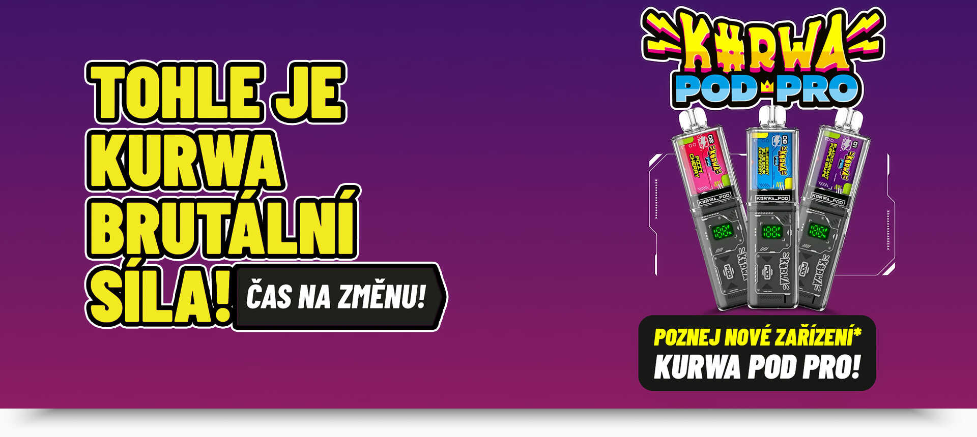 Elektronické cigarety Kurwa POD Pro | Ekoskome.cz - elektronické cigarety