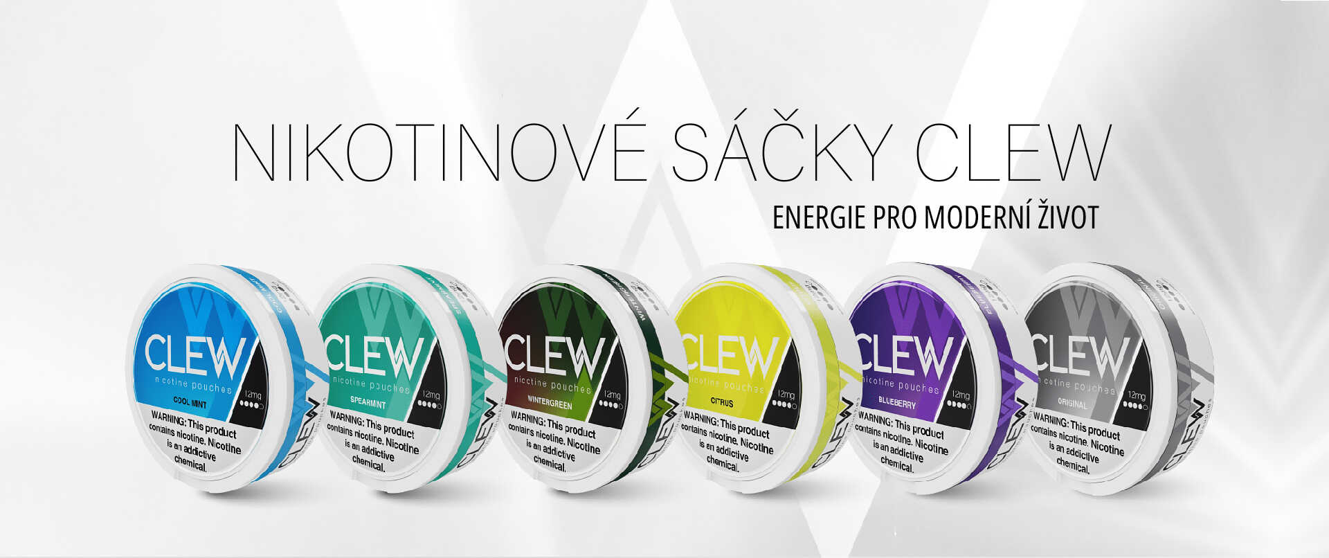 Nikotinové sáčky Clew | ekosmoke.cz