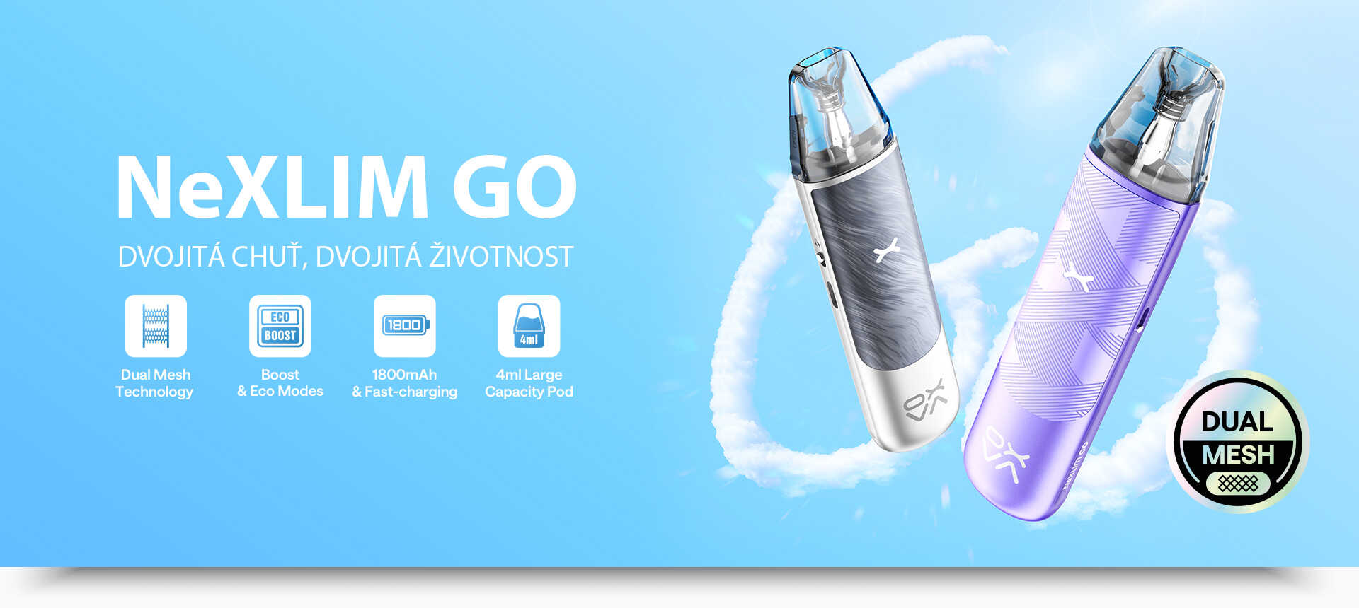 Elektronické cigarety OXVA NeXLIM GO | Ekoskome.cz - elektronické cigarety