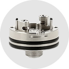 Rebuildable atomizér Arcana Muted RTA pro instalaci vlastních spirálek a bavlny